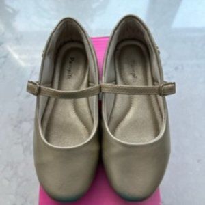 Pampili Toddler Girl's Shoe, Size 10.5, Gold (matte)